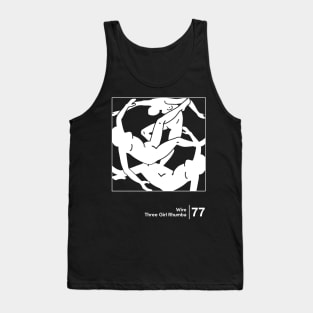 Three Girl Rhumba / Minimalist Graphic Artwork Design Tank Top